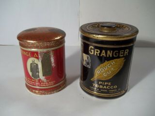 2 - Vintage Empty Tobacco Tins Granger 1926 And Prince Albert