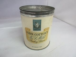 Vintage Advertising Empty John Cotton 