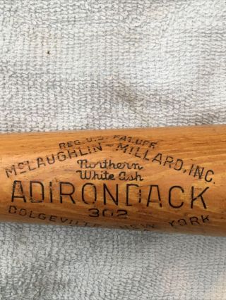 Vintage Personal Model Adirondack 302 Mantle Type Baseball Bat 34 