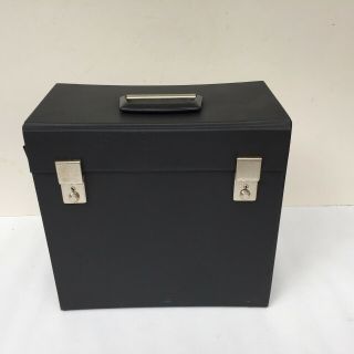12  & 7  Retro 3 x VINTAGE 1970 ' s RECORD BOX Storage Record Carry Case 2