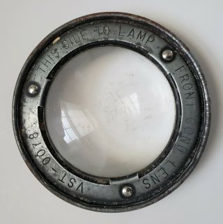 Front Condenser Magnifying Lens Vst 0078 Vintage Rare