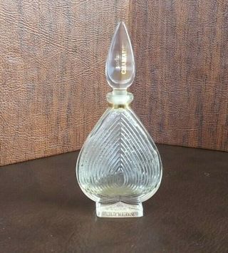 Vintage Guerlain Chamade Perfume Bottle (empty) Display 4 Inch
