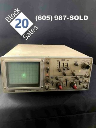 Vintage B,  K Precision 1524 Oscilloscope 20 Mhz Parts Only