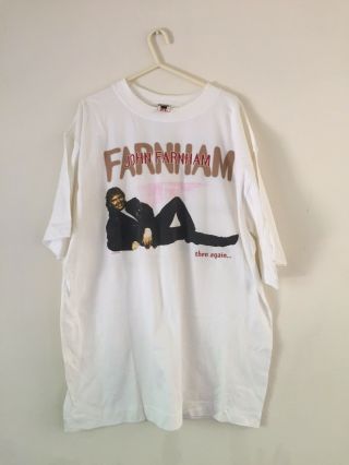 Vintage John Farnham 1994 Tour T - Shirt Talk Of The Town Xl