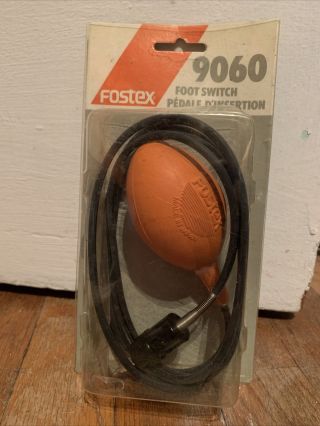 Vintage Fostex 9060 Foot - Switch For X - 15/mr8 Multitrack Recorder Nib Old Stock.
