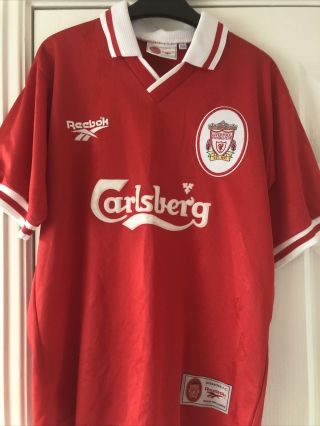 Vintage Liverpool Football Shirt - 1996/1998 Home Shirt - Size 34/36 "