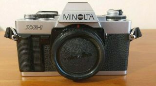 Vintage Minolta Xg - 1 Slr Film Camera,  C1982 - Body Only,