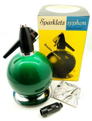 Vintage Sparklets Globemaster Soda Syphon Circa 1969