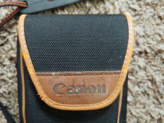 Vintage Canon Camera Pouch bag with Beltloop for Waist Canon Logo Velcrow Strap 2