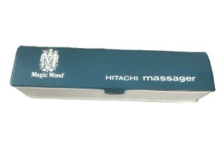 Vintage Hitachi Hv - 110a Magic Wand Massager Vibrator With Case