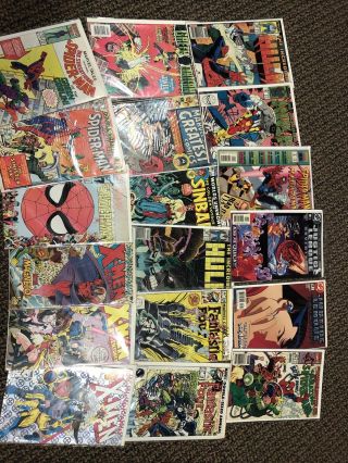 18 Vintage Comic Books Marvel Comics Punisher Wolverine Thor Captain America
