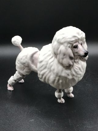 Vtg Royal Doulton Porcelain French Poodle Dog Figurine Hn 2631 Stamped & Signed