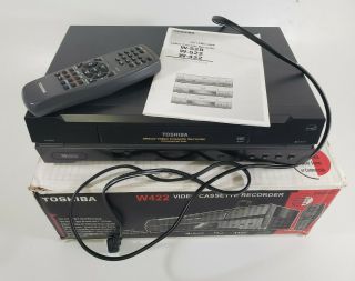 Vintage Toshiba Vhs Vcr Player Recorder Model W - 422