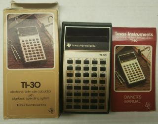Texas Instruments Ti - 30 Vintage Calculator