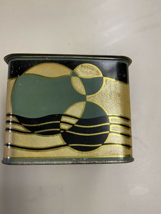 Vintage St.  Denis Art Deco Tin Perfumed Powder Set Of 2 3