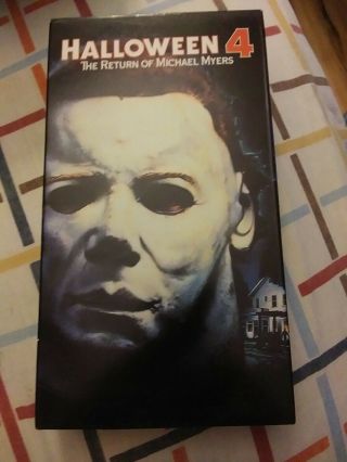 Halloween 4: The Return Of Michael Myers (vhs,  1993) Vintage Horror Vhs