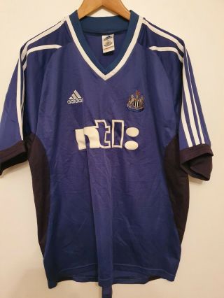 Vintage Adidas Newcastle United Away Shirt Adults Large Ntl Jersey