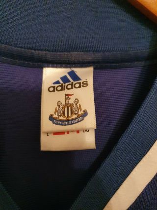 Vintage Adidas Newcastle United Away Shirt Adults Large NTL Jersey 2