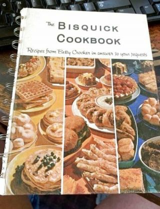 Vintage The Bisquick Cookbook 1964 1st Edition Spiral Bound Vguc