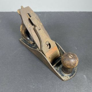 Vintage Stanley Bailey No.  4 Wood Plane Made In The U.  S.  A