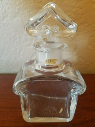 Vintage Baccarat Guerlain Crystal Perfume Bottle