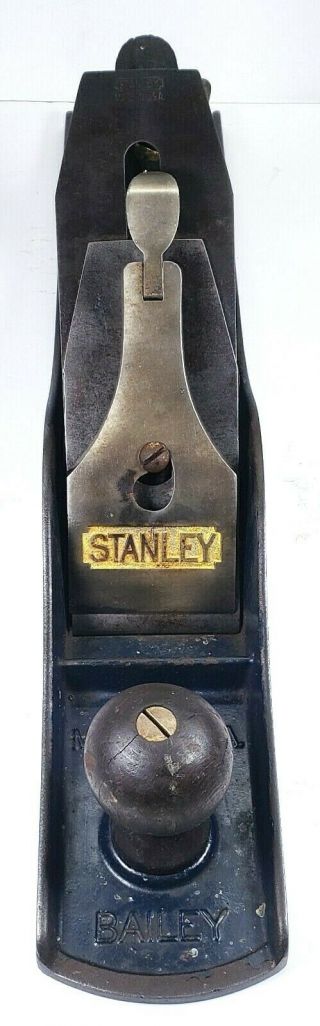 Vintage Stanley Bailey No.  6 Wood Plane Corrugated Bottom 18 