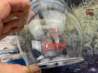 Coleman 200a Lantern Globe 1963 To 1977 - - Vintage Camping