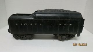 Vintage Lionel Lines Coal Car Tender Model Train Car