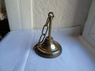 French Vintage Brass Ceiling Rose With Chain Part For Chandelier