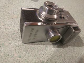 VINTAGE STEKY MODEL III Mini Spy CAMERA w 25mm Stekinar lens f3.  5 and case Japan 3