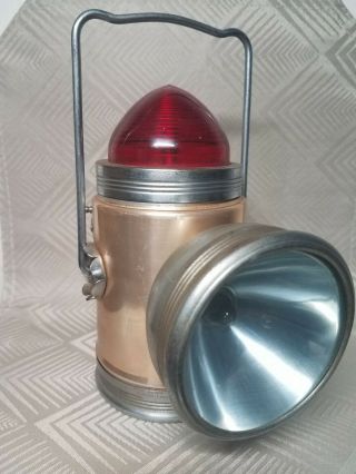 Vintage Ash Flash Flashlight,  Lantern,  And Hazard Railroad Light