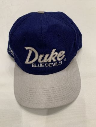 Vintage 1990s Duke Blue Devils Baseball Cap