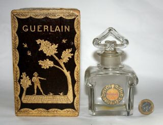 Old Guerlain Perfume Bottle « Mitsouko » / Baccarat /