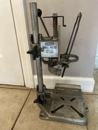 Vintage Craftsman 335.  25926 Drill Press Stand Fits Most 1/4 " & 3/8 " Drill 