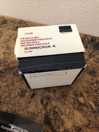 Leitz Summicron - R 1:2/50 Lens 4
