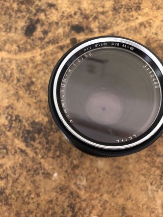 Leitz Summicron - R 1:2/50 Lens 6