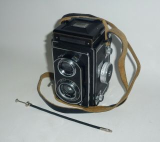 Zeiss Ikon Ikoflex 6x6 Vintage Tlr German Camera,  Tessar Lens F3.  5/75 H20240