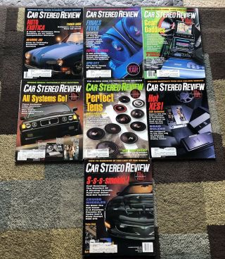 Vintage Full Year Of 1997 Car Stereo Review Magazines Powerclass Adds Peak Years