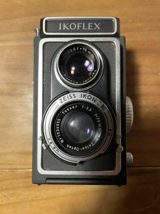 Vintage Zeiss Ikon Ikoflex Tessar 75mm F3.  5 Lens