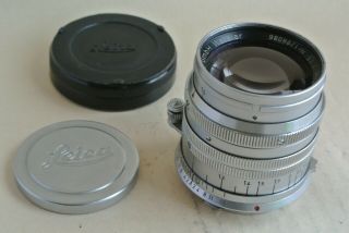Leitz Summarit 5cm F/1.  5 M - Mount Lens With Caps,