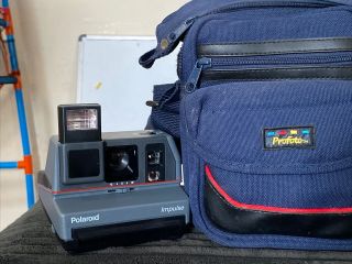 Vintage Polaroid Impulse 600 Plus Instant Film Camera