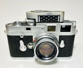 Leica M3 35mm Serial 851979 Summicron 50mm f/2 Lens Leica - Meter MC Case 2
