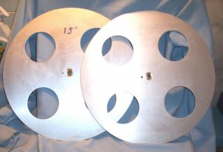 35mm 2000 Ft 15 " Hfc Hollywood Film Co Motion Picture Movie Projector Split Reel