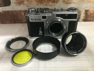 [NEAR MINT] Nikon SP Rangefinder camera w/ Nikkor S 50mm f/1.  4 From JAPAN 429 4