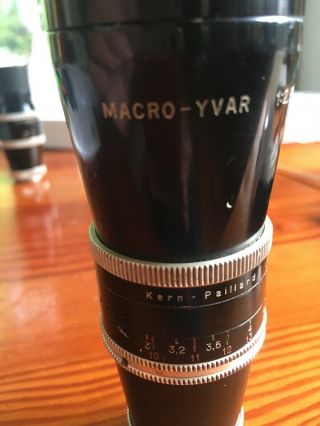 Kern Paillard Macro - Yvar F2.  8 F:100mm Lens