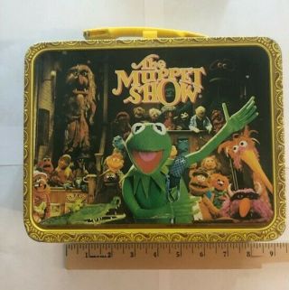 Vintage 1978 King Seeley With Thermos “the Muppet Show” Lunch Box