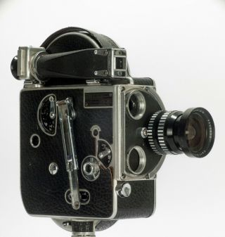 1939 Bolex H16 16mm Vintage Movie Camera & Zeiss Tevidon 10mm f/2 lens 2
