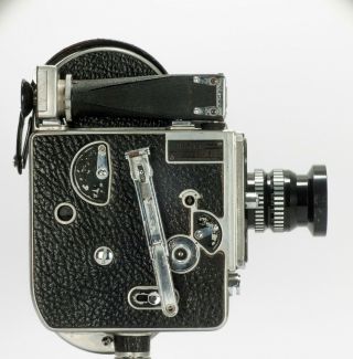 1939 Bolex H16 16mm Vintage Movie Camera & Zeiss Tevidon 10mm f/2 lens 3