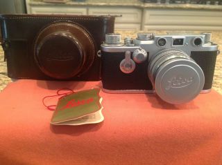 Vintage Leica Ernst Leitz Gmbh Wetzlar Dbp 767 657 W/ Case Made In Germany