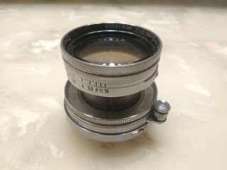 Vintage Ernst Leitz Wetzlar Summitar F=5cm 1:2 Lens